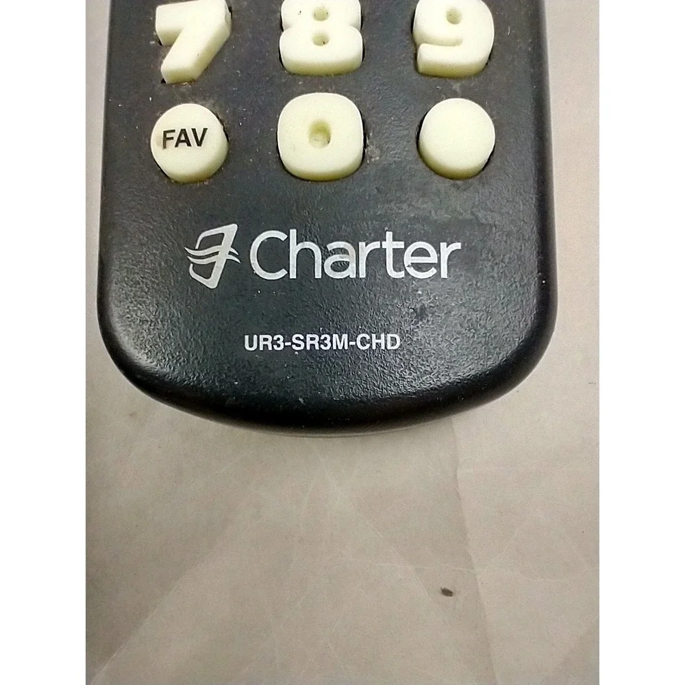 Charter ‎ UR3-SR3M-CHD Black Wireless Battery Operated Remote Control remote